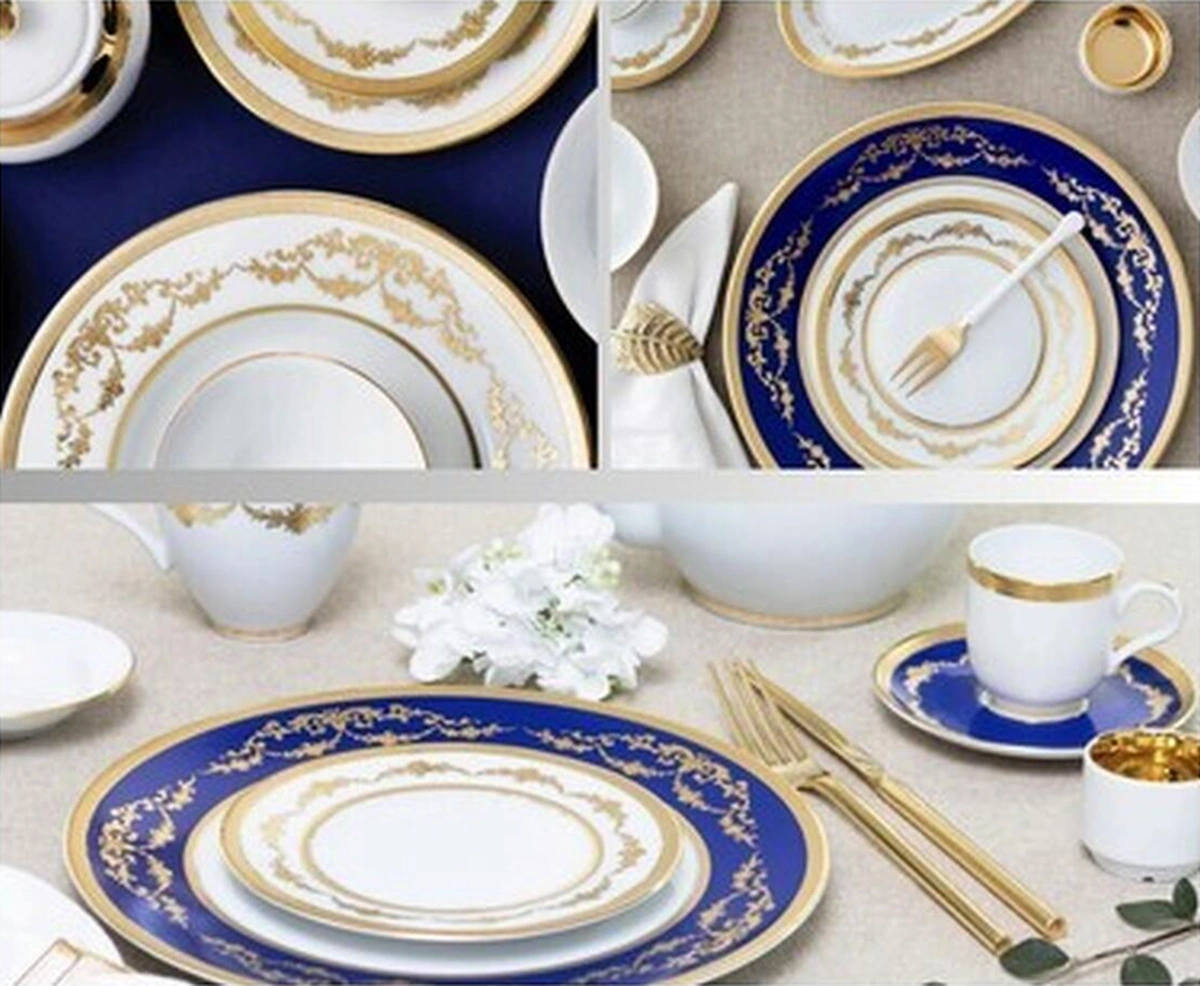 Porcel Imperıo Gold 54 Parça Yemek Takımı Süt Beyazı