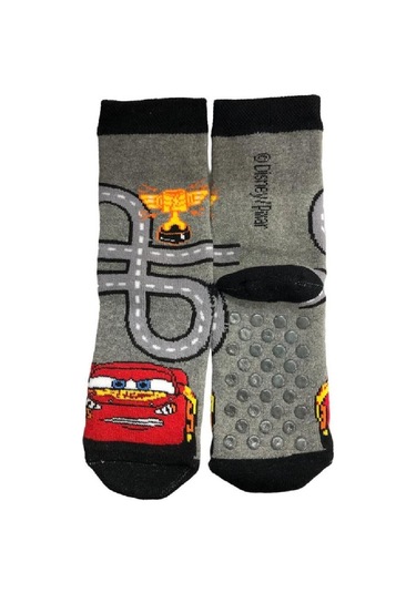 ÇİMPA CARS FİGÜRLÜ HAVLU ÇORAP - UNISEX-Karışık Çok Renkli