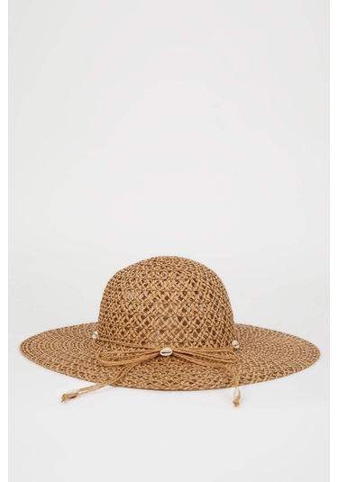 DeFacto Kadın Hasır Şapka M8811AZ25SMBG189 Bej