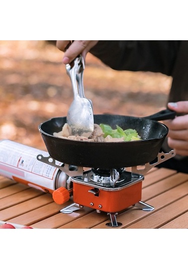 Artfulabode Yürüyüşü Yemek Turist Taşınabilir Renkli Pişirme Pişirici Ocakları Ocağı Katlanabilir Kamp Hava Gücü Gazlı Gaz Fırını Elektronik Çok Ayarlanabilir Ateşleme Ateş Aksesuarı Açık Wg Çok Renkli