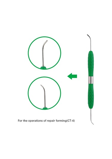 Diş Reçine Dolgusu Estetik Restorasyon Kiti, Silikon Saplı Plastik Şifonyer İçin Uygun Lm Reçine Bıçağı Gümüş