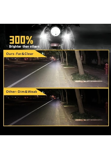 Motion003 Nlpearl 2 Adet 6 Ledli 60 Watt Motosiklet Far Sis Lambası 12v Led Moto Aksesuarları