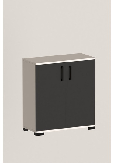 Athena Çok Amaçlı 2 Kapaklı ,kahve Köşesi,mutfak,banyo, Kiler Dolabı Antrasit Gri Antrasit