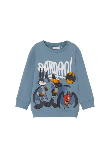 Name It Loney Tunes Duman Yeşili Erkek Çocuk Sweat 13221179 001 Yeşil