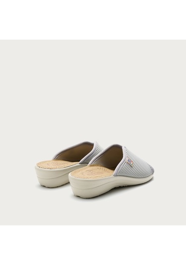 6012 Grey Terlik Kadın Diğer T4 429 Fe Fly Flot Cloth Slipper Fresh Classıc