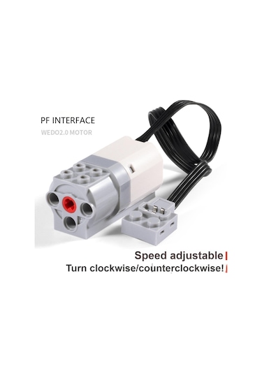 Yunboo Lego Uyumlu Moc Teknoloji Pf Parçası 2.0 Motor Bağlantı Kablosu - Batarya Kutusu İle Motor Arası Uzantı Kablosu