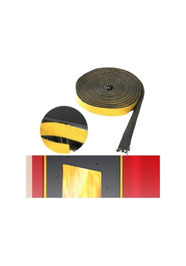 Pazly Suntek Sobası Pencere Odun Kapısı Fırın Conta Bandı 3mmx10mmx200cm Or