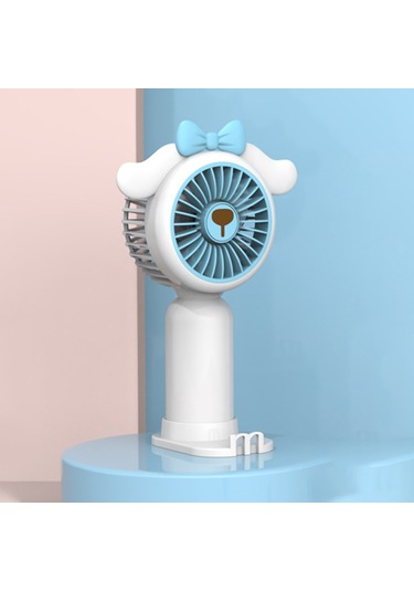 Aurora Karikatür El Küçük Fan Usb Şarj Taşın Yeni Yaratıcı Mini Fan Beyaz