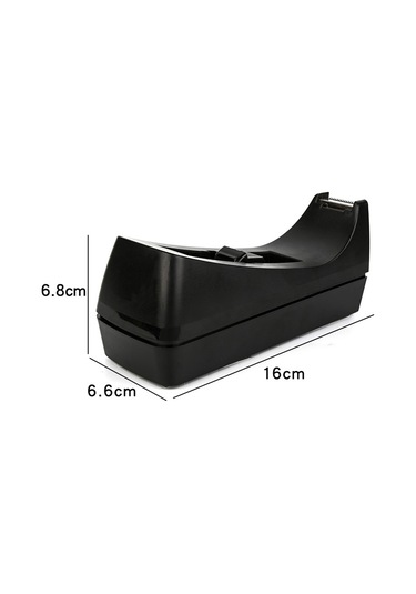 Youmex "kaymaz Tabanlı Ofis Ve Ev İçin 2 Boyutlu Yapışkan Bant Kesici - Siyah"