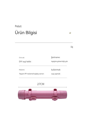 Jzcat Ev Mutfak Aletleri Dly Sushi Maker-haki