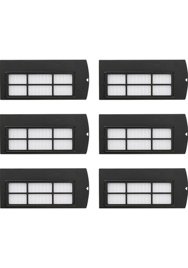 Crackedice Eufy X9 Robotik Süpürge Yıkanabilir Filtre İçin Hepa Filtreler, 6 Adet