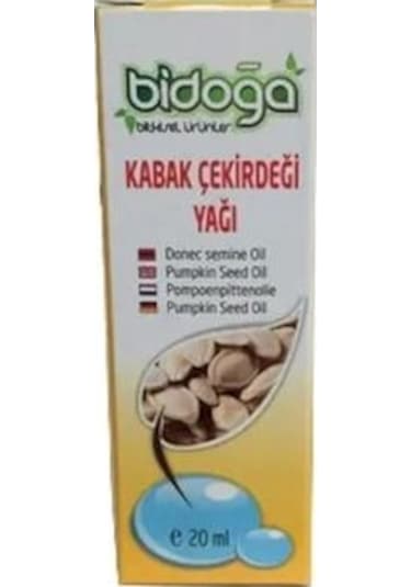 Bidoğa Kabak Çekirdeği Yağı 20 ML