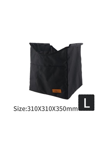 Cls Açık Katlanır Piknik Masa Depolama Asılı Çanta Taşınabilir Görünmez Cep Depolama Asılı Cep Büyük Cep Siyah
