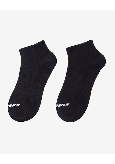 Skechers 3'lü Unisex Quarter Crew Çorap Unisex Siyah S601101-001 Siyah