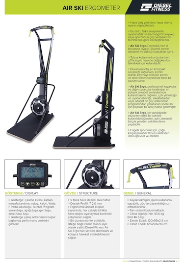 Diesel Fitness Air Ski Ergometer