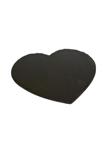 Bambum Mia - Doğal Taş Kalp Tabak 25 Cm