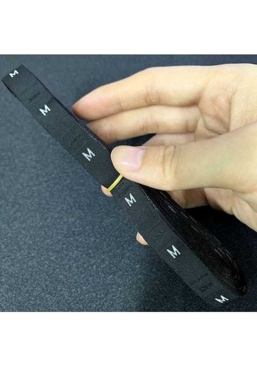 Flybuy 3.2x1.2cm Siyah Polyester Giyim Etiketi, 380 Adet Rulo Xs, Dayanıklı Etiketler