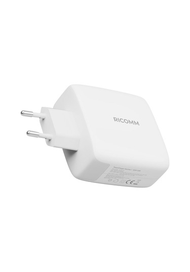 Ricomm Gan 3 Portlu Usb-C + Usb-A Qc3.0 Pps Hızlı Şarj Aleti 120 W