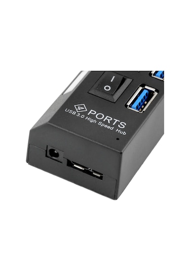 4 Port Usb 3.0 Çoklayıcı Çoğaltıcı Hub Anahtarlı Işıklı 4579P