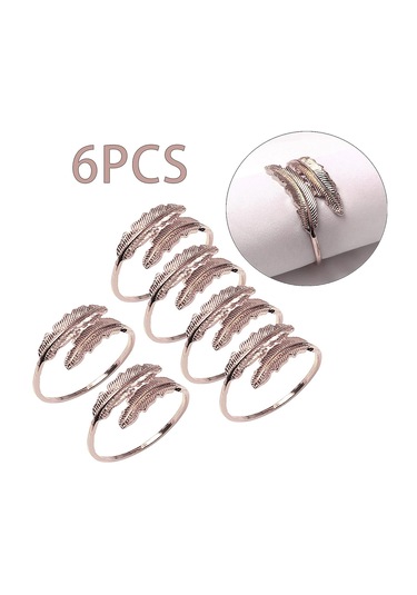 Homyl Tüy Peçete Tokası Demir Western Süsleme Için Gümüş Gümüş