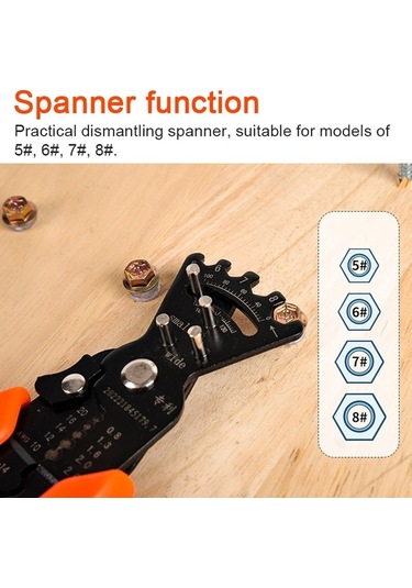 Novahub Çok Fonksiyonlu Krom Vanadyum Tel Soyma Pencesi - Kesme, Bükme, Sıkma Fonksiyonlu, Dayanıklı Ve Uzun Ömürlü.