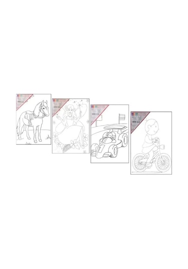 Südor My Dido Desenli Tuval 25x35cm - 3 Adet Karışık