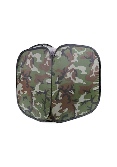 Vkemall Hızlı Kurulabilir Gürültü Azaltıcı Taşınabilir Atış Egzersizi Çadırı - İç/ Dış Mekan Kullanıma Uygun, Çift Ağlı, Dayanıklı Poliester Kamuflaj