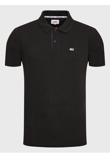 Tommy Hilfiger Tommy Hılfıger Erkek T-shırt Dm0dm15370-bds Siyah