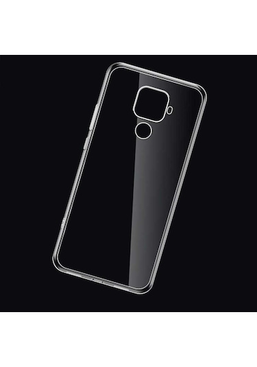 Huawei Mate 30 Lite Kılıf Lüx Esnek Şeffaf Silikon Kılıf