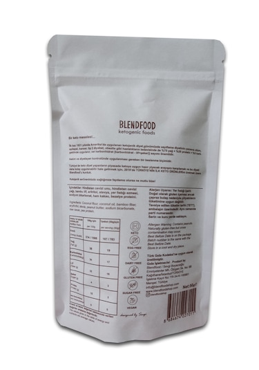 Blendfood Ketojenik Glutensiz Ham Kakaolu Kurabiye 50 G