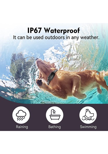 Geeksen Köpekler İçin Havlama Tasması Ayarlanabilir Eğitim Cihazı Bip