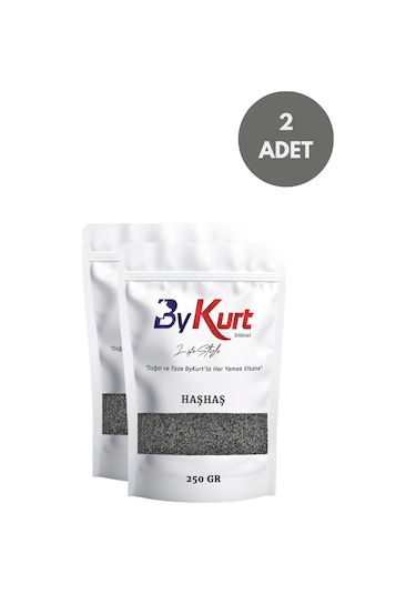 Bykurt Mavi Haşhaş Tohumu 2 x 250 G
