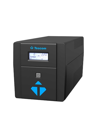 Tescom Leo 1000va 5/10 Dk 2x12v 7ah Akü Line Interactive Ups