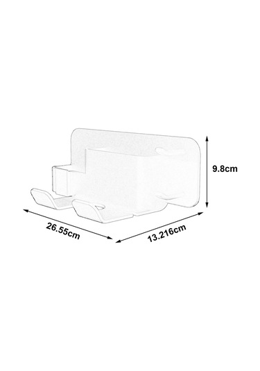 Suntek Saç Düzleştirici Standı Tek Katlı Fön Makinesi Gri