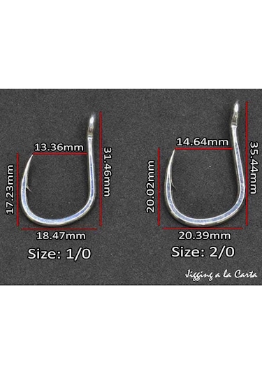 Jlc Çiftli Hazır Assist İğne 1/0 22.8cm Nautilus 1.0/2.0 1 Adet