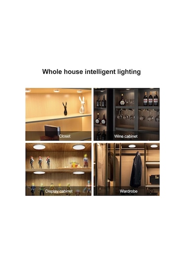 Novahub Ultra İnce Gömme Led Aydınlatma, 3w 300lm, 3 Renk Seçeneği, 70mm Beyaz Led Beyaz