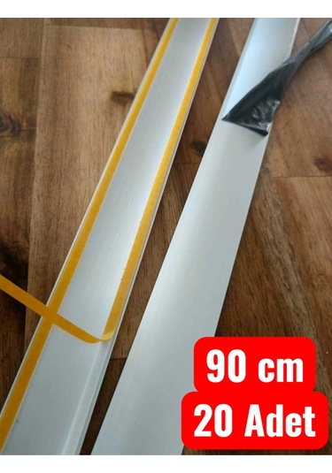 Kapı Eşik Çıtası Kendinden Yapışkanlı Alüminyum Profil 90 Cm X 20 Adet