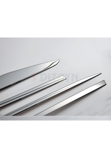 S-Dizayn Renault Clio 4  HB Krom Yan Kapı Çıtası 4 Prç. 2012 Üzeri