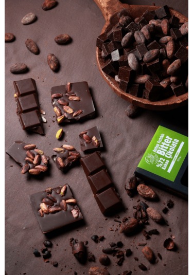 %72 Kakao Antep Fıstıklı Bitter Çikolata 100 G X 6 Adet