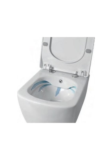 Creavit Elegant Rim-off Asma Klozet + Yavaş Kapanır Kapak + Vitra Gömme Rezervuar Set