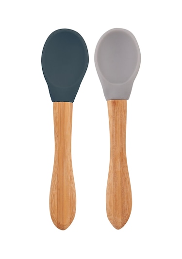 Oioi Mama Kaşığı Deep Blue / Powder Grey Gri - İndigo