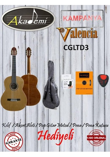 Valencia Cgltd3 Klasik 4/4 Gitar /