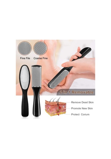 27 Adet Ayak Bakımı Aracı Pedikür Manikür Seti Seti Paslanmaz Çelik Soyma One Set 10 In 1