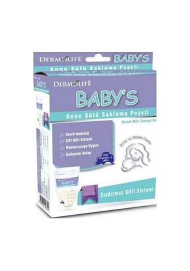 Dermolife Babys Anne Sütü Saklama Poşeti 20 Adet