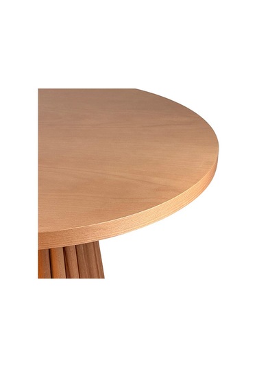 Acantus Natural Ahşap Yemek Masası 100x100 Naturel