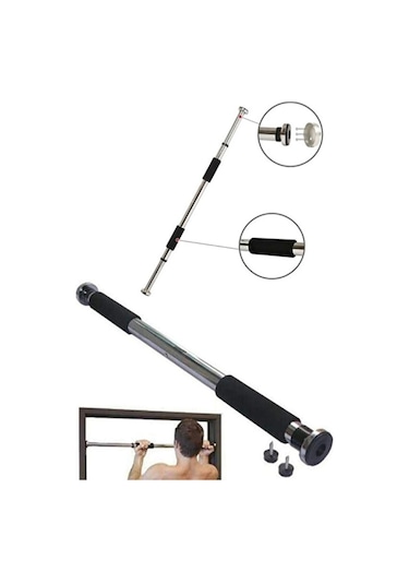 Barfiks Barı 63-100 CM Çekme Demiri Kapı Koridor Ayarlanabilir Barfix Aleti Çubuğu Çekme Barı