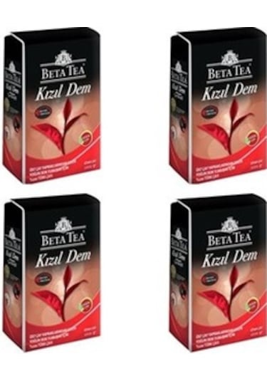 Beta Tea Kızıl Dem Siyah Dökme Çay 4 x 1 KG