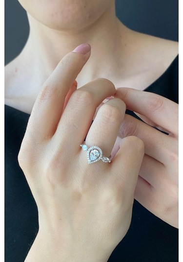 7,5 Mmkadın Doğal İnci Küpe Kolye Bileklik Yüzük Dörtlü Set 12 Gümüş