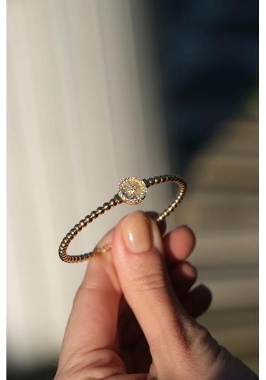 Altın Yuvarlak Baget Bileklik