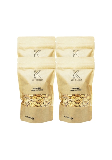 Key Market Doğal Çifte Kavrulmuş Yer Fıstığı 1 KG